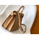 PEEKABOO ISEEU SMALL leather bag Beige High