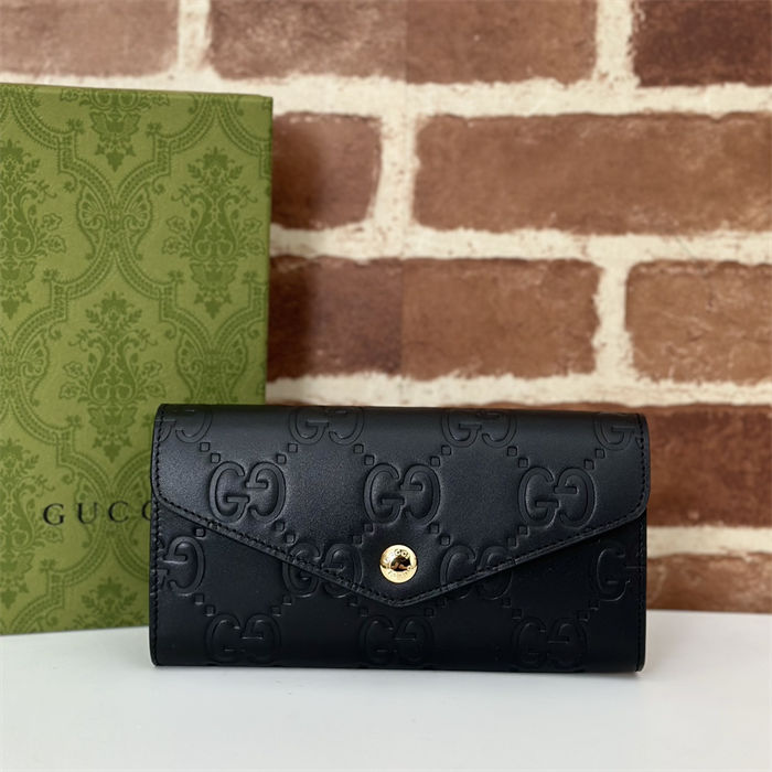 Gucci GG CONTINENTAL WALLET 772791 Black high