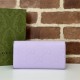 Gucci GG CONTINENTAL WALLET 772791 Lilac high