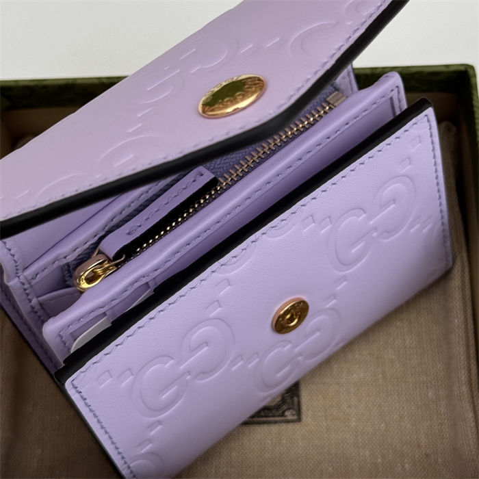 Gucci GG MEDIUM WALLET 772793 Lilac high