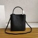 Medium Saffiano Leather Prada Panier Bag Black-III High