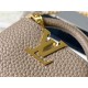 Louis Vuitton Micro Bag Capucines Taurillon Leather M48865 High