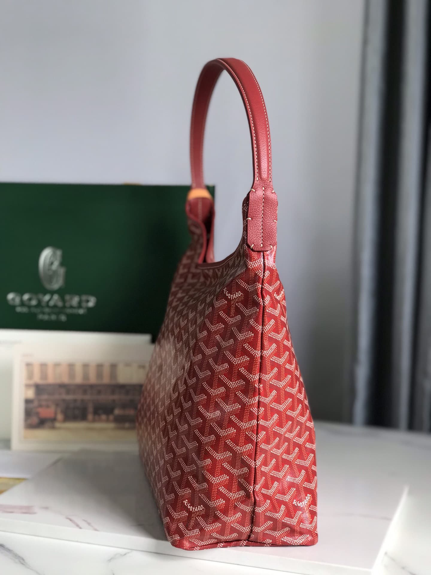 Bohème Hobo Bag Red High