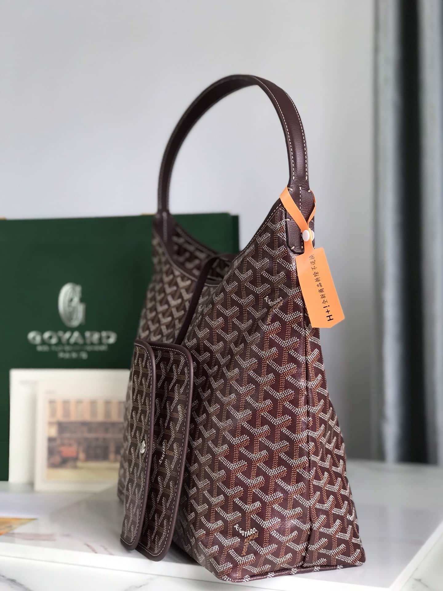 Bohème Hobo Bag Burgundy High