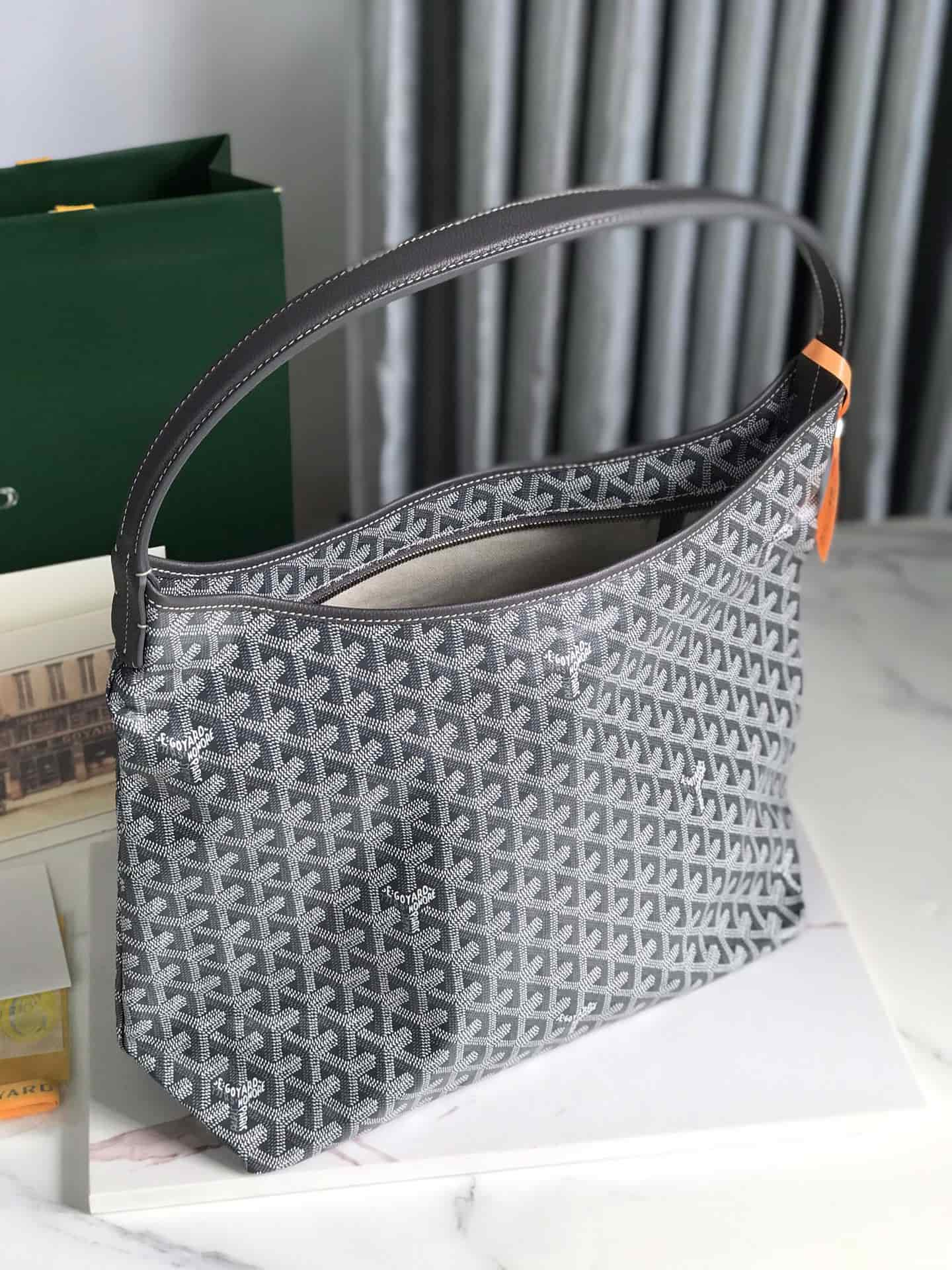 Bohème Hobo Bag Grey High