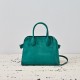 The Row Soft Margaux 10 Bag in Suede Green High