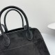 The Row Soft Margaux 10 Bag in Suede Black High