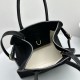 The Row Soft Margaux 10 Bag in Suede Black High