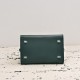 The Row Soft Margaux 10 Bag in Leather Dark Green High