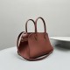 The Row Soft Margaux 10 Bag in Leather Brown High