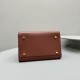 The Row Soft Margaux 10 Bag in Leather Brown High