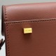 The Row Soft Margaux 10 Bag in Leather Brown High