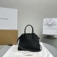 The Row Soft Margaux 10 Bag in Leather Black High