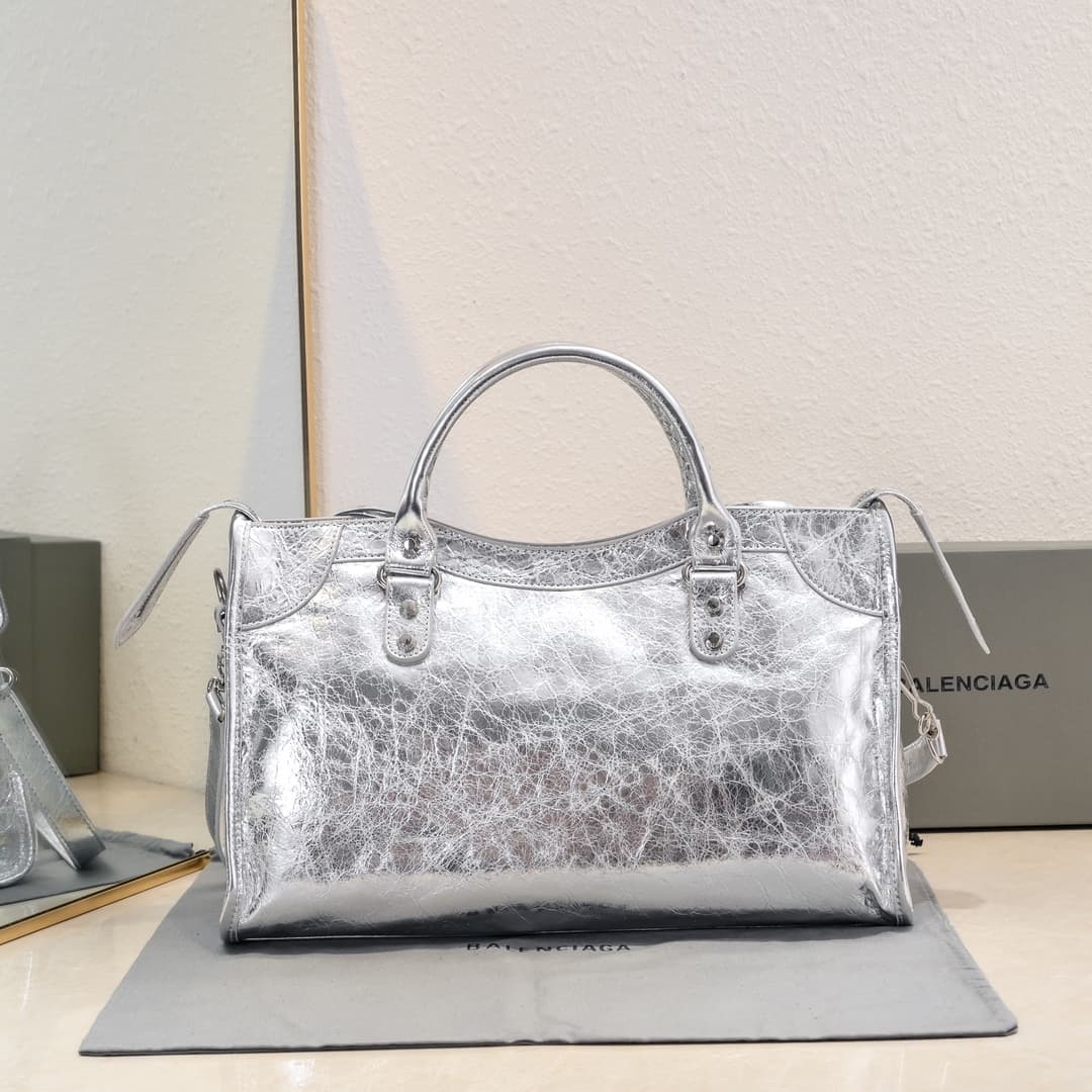 WOMEN'S LE CITY MEDIUM BAG in Silver High 