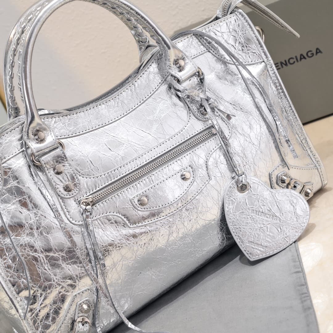 WOMEN'S LE CITY MEDIUM BAG in Silver High 