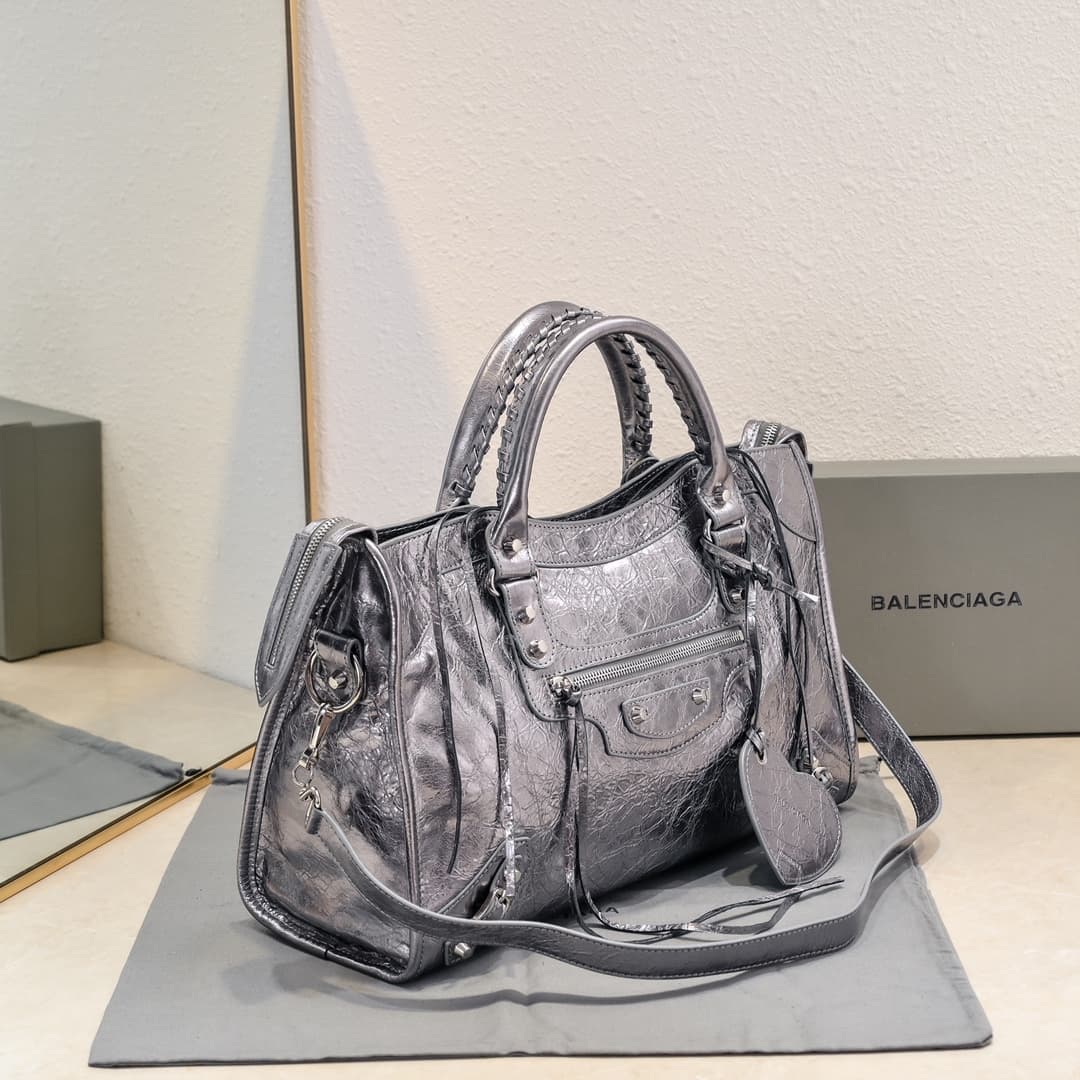 WOMEN'S LE CITY MEDIUM BAG in Silver High 