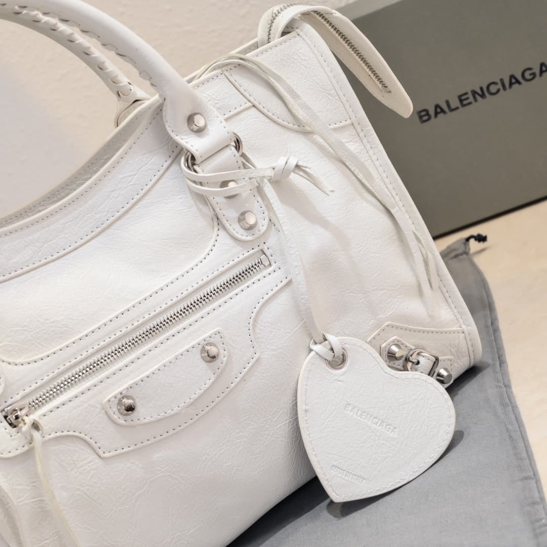 WOMEN'S LE CITY MEDIUM BAG in White High 