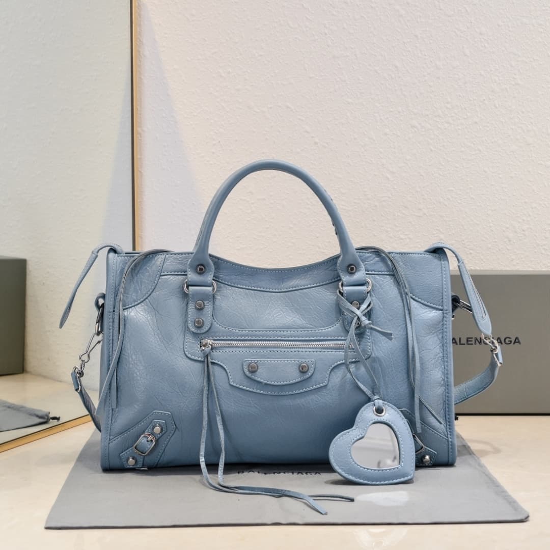 WOMEN'S LE CITY MEDIUM BAG in Light Blue High 