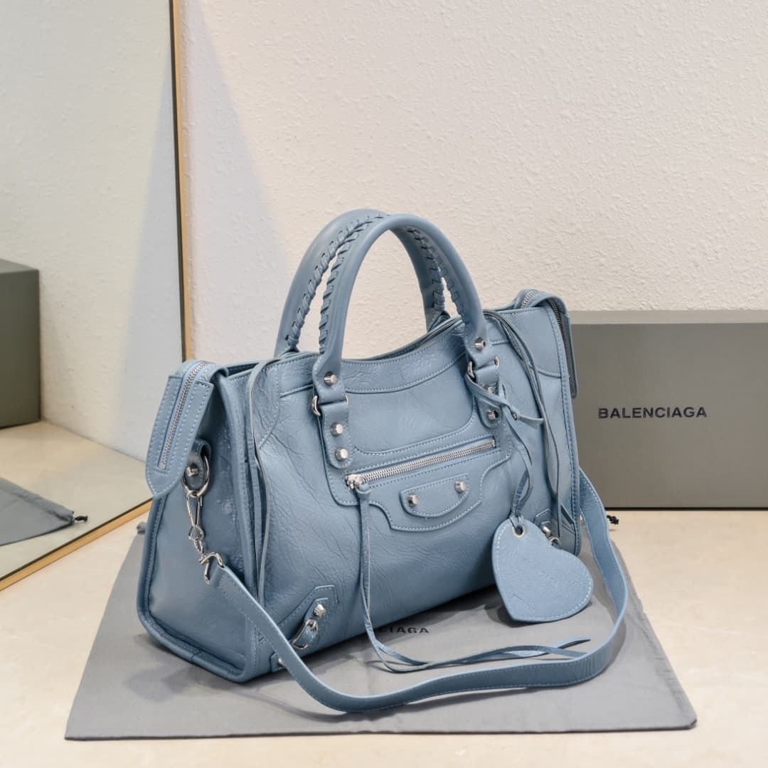 WOMEN'S LE CITY MEDIUM BAG in Light Blue High 