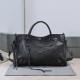 WOMEN'S LE CITY LARGE BAG Black Metal Black High 