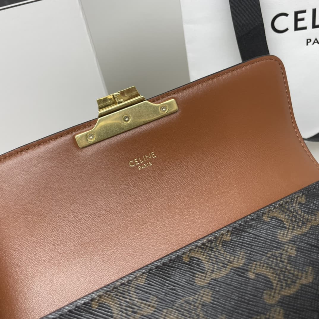 Celine MULTIPOCHETTE IN TRIOMPHE CANVAS AND CALFSKIN High