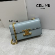 Celine CHAIN SHOULDER BAG CLAUDE IN SHINY CALFSKIN High