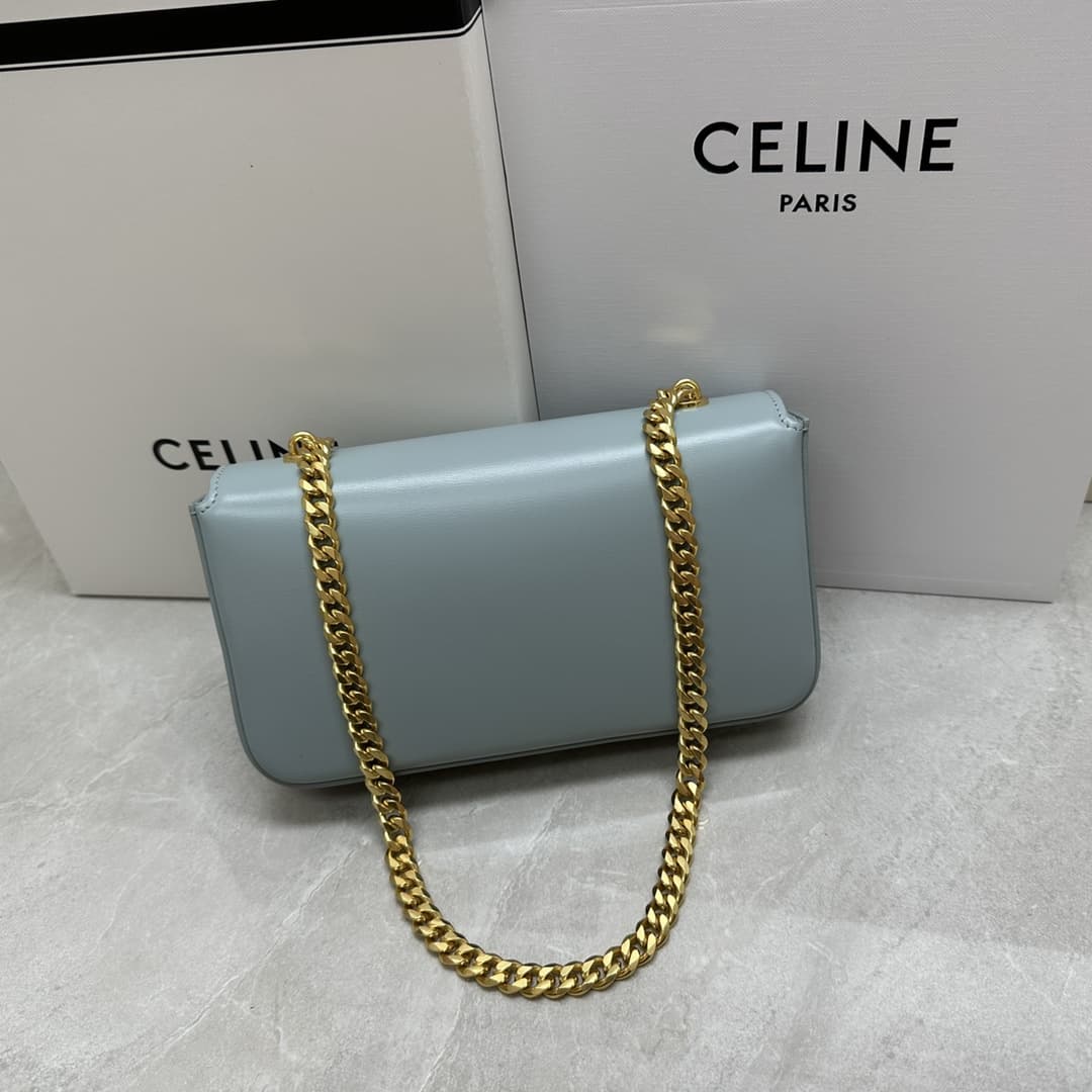 Celine CHAIN SHOULDER BAG CLAUDE IN SHINY CALFSKIN High