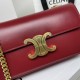 Celine CHAIN SHOULDER BAG CLAUDE IN SHINY CALFSKIN High