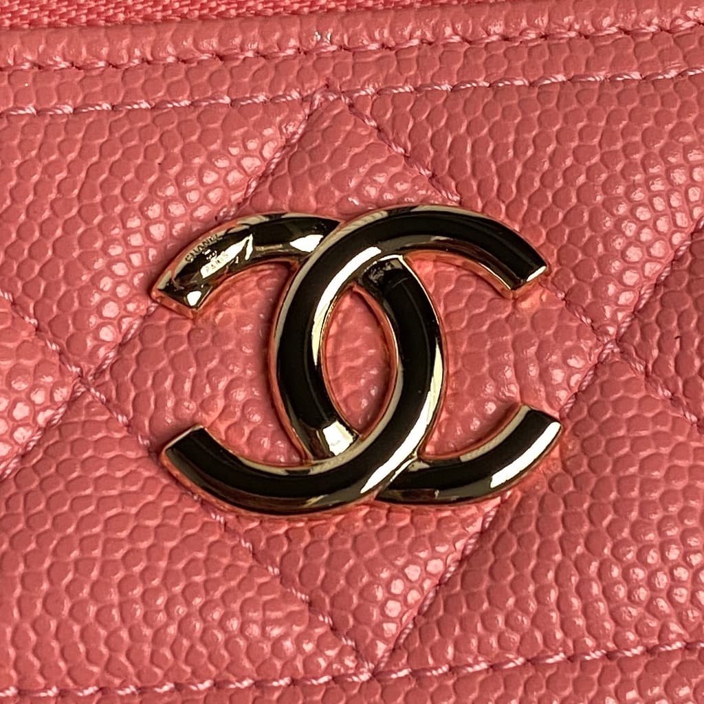 Chanel VANITY WITH CHAIN AP4407 Grained Calfskin & Gold-Tone Metal Pink High