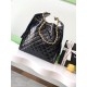 Chanel Hobo handbag AS5311 Shiny Calfskin & Gold-tone Metal Black High