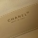 Chanel Hobo handbag AS5293 Suede & gold-tone metal Camel High