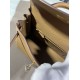 Hermes Kelly 25/28cm Retourne Bag Togo Leather In Beige WAX High