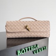 BV Andiamo Clutch With Handle Lambskin TOP