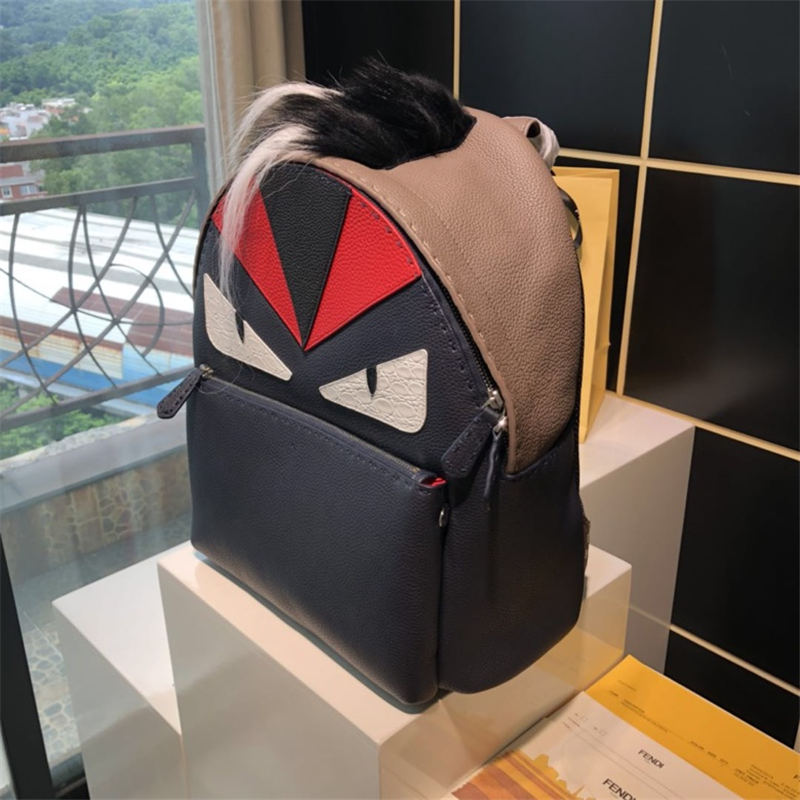 BAG BUGS BACKPACK Grain Leather Navy High