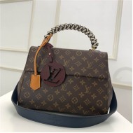 Louis Vuitton Monogram Cluny MM Bag With Braided Handle M44669 High