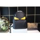 BAG BUGS BACKPACK Nylon and Leather Black-Yellow High