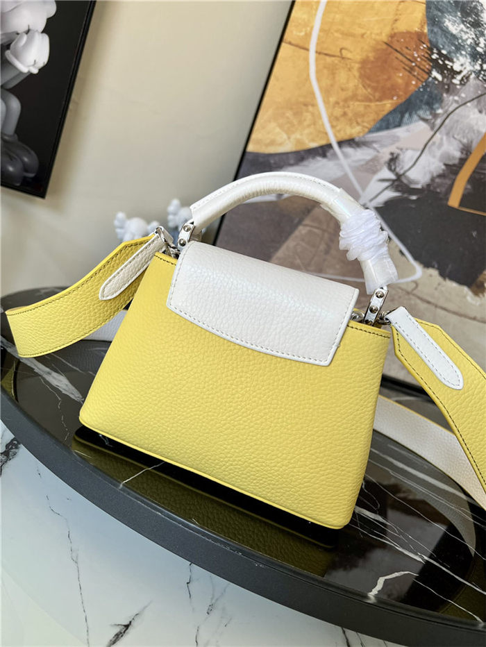 Louis Vuitton CAPUCINES MINI Taurillon Yellow M57519 High