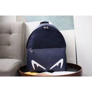 BAG BUGS BACKPACK in Nylon and Leather in Navy High