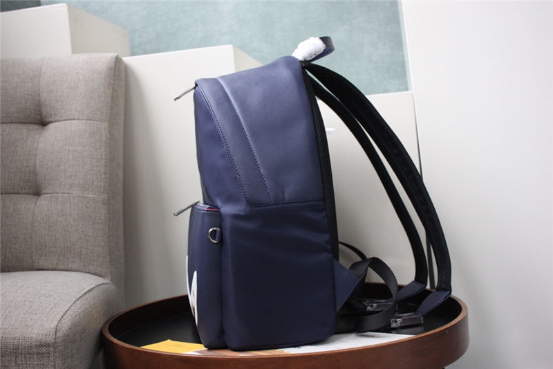 BAG BUGS BACKPACK in Nylon and Leather in Navy High