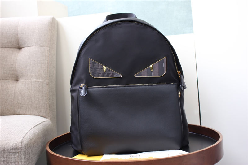 BAG BUGS BACKPACK in Nylon and Leather Black High