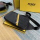 FF BELT BAG pvc and leather one-shoulder backpack Yellow High