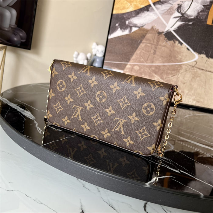 Louis Vuitton FÉLICIE POCHETTE Monogram Canvas M61276 High