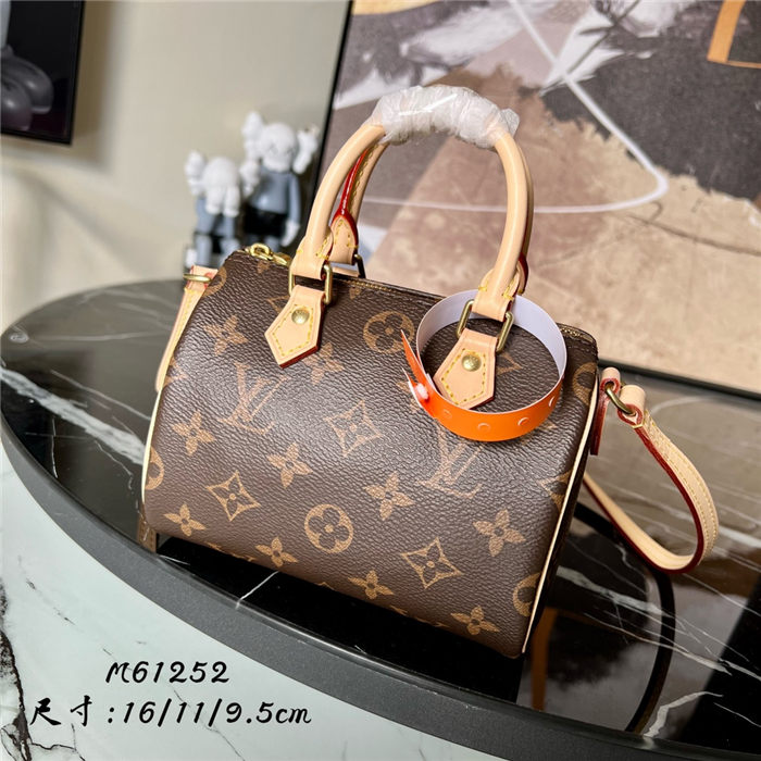 Louis Vuitton Nano Speedy Bag Monogram Canvas M61252 High