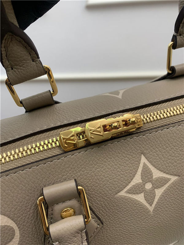 Louis Vuitton Speedy Bandouliere 25 Monogram Empreinte M58947 Taupe High