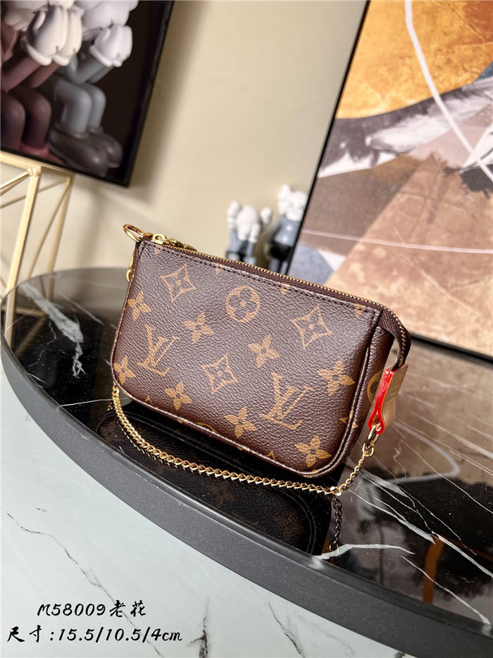 Louis VuittonMINI POCHETTE ACCESSOIRES Monogram Canvas M58009 High