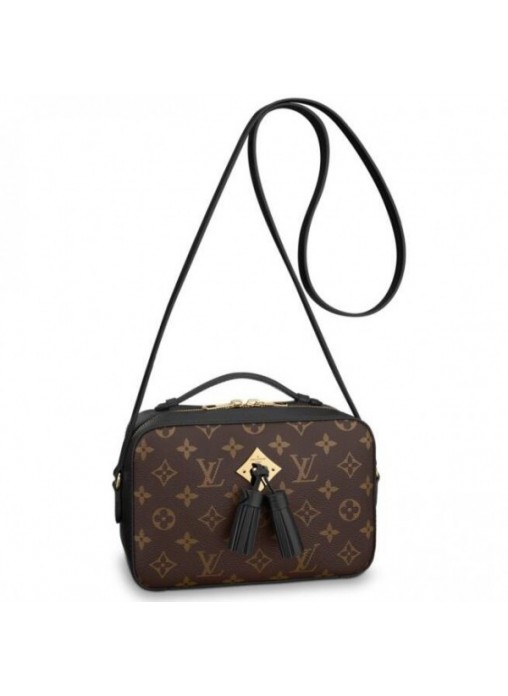 Louis Vuitton Black Saintonge Bag Monogram M43555 High