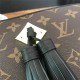 Louis Vuitton Black Saintonge Bag Monogram M43555 High