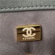 Large Chanel 19 Flap Bag Goatskin/Lambskin Dark Grey High