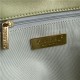 Chanel 19 Flap Bag Goatskin/Lambskin Yellow Green High