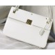 Dior PARISIENNE BAG Smooth Calfskin White High